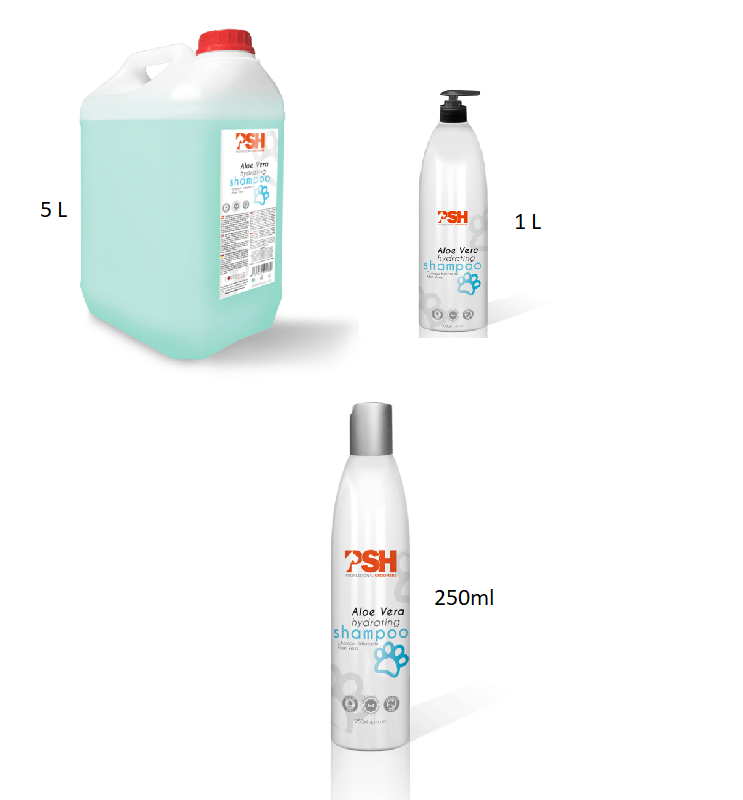 PSH Aloe Vera Shampoo Für Hunde & Katzen – 250 Ml, Für Langes & Dichtes Haar, PH 7,2
