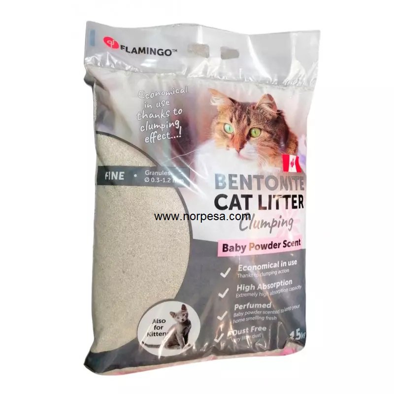 CAT LITTER BABY POWDER NORPESA
